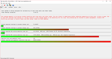 Тест DPC Latency check