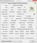 Информация о системе: GPUZ