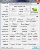 Информация о системе: GPU-Z Nvidia 315M