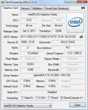 Информация о системе: GPUZ Intel HD 3000