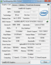 Информация о системе GPUZ Intel HD