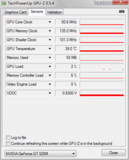 Информация о системе: GPUZ Сенсоры