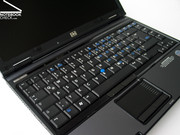 Как многие другие ноутбуки деловых серий HP Compa , этот ноутбук имеет тачпад и трекпоинт.