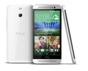 Задняя панель у белого HTC One E8 скользкая...