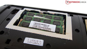 Toshiba установила в нашу тестовую модель 8 Гб оперативной памяти стандарта DDR3 (2х4096 Мб).