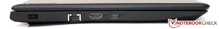 Гнездо зарядного устройства, Гигабитный Ethernet, HDMI, USB 3.0