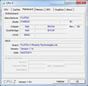 Информация о системе: CPUZ Mainboard