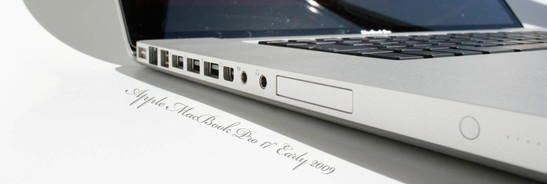 В обзоре глянцевый Apple MacBook Pro 17"