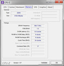 Информация о системе: CPUZ RAM