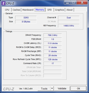 CPU-Z: информация об ОЗУ