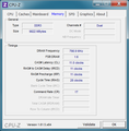 CPU-Z. Оперативная память
