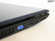 Порт HDMI, так же как комбинированный eSATA/USB, включен в набор предоставляемых соединений.