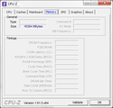 CPU-Z: оперативная память