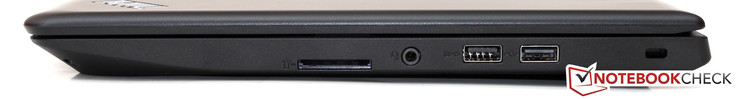 SD/MMC-кардридер, комбинированный аудиоразъем, USB 3.0, USB 2.0, слот замка Kensington