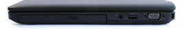 Справа: Оптический дисковод, 3.5-миллиметровый аудиопорт, USB 2.0, VGA, Kensingto