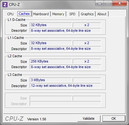 Информация о системе: CPUZ Cache