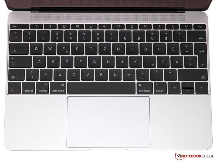 Клавиатура и кликпад нового MacBook