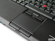 Комбинация тачпада и trackpoint в ноутбуке Lenovo Thinkpad W500 обладает стандартным качеством.