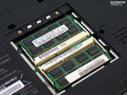 В тестовом образце имелось 4Гб быстрой оперативной памяти DDR3.