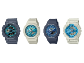 Слева направо, Casio GA-110AS-2AJF, GA-2100AS-5AJF, GA-2100AS-2AJF и GA-110AS-5AJF. (Источник изображения: Great G-Shock World, Yahoo Japan)