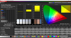 CalMAN ColorChecker (целевое пространство AdobeRGB)