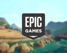 Игровой скриншот с логотипом Epic Games сверху.