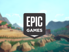 Игровой скриншот с логотипом Epic Games сверху.