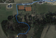 GPS Garmin Edge 500: лес