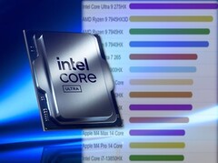 Intel Core Ultra 9 275HX - самый быстрый процессор для ноутбуков по версии PassMark. (Источник изображения: Intel/PassMark - отредактировано)