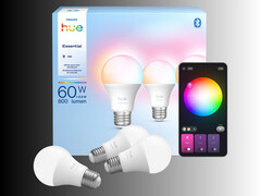 Показаны смарт-лампы Philips Hue Essential мощностью 60 Вт (Источник изображения: Signify-Philips Hue PR)