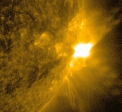 Солнечная вспышка 10 июня 2024 г. (Источник: Блоги НАСА)