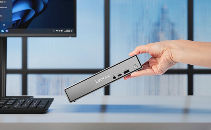 Размеры ThinkCentre Neo 50q Gen 7 составляют 240 × 250 × 186 мм.