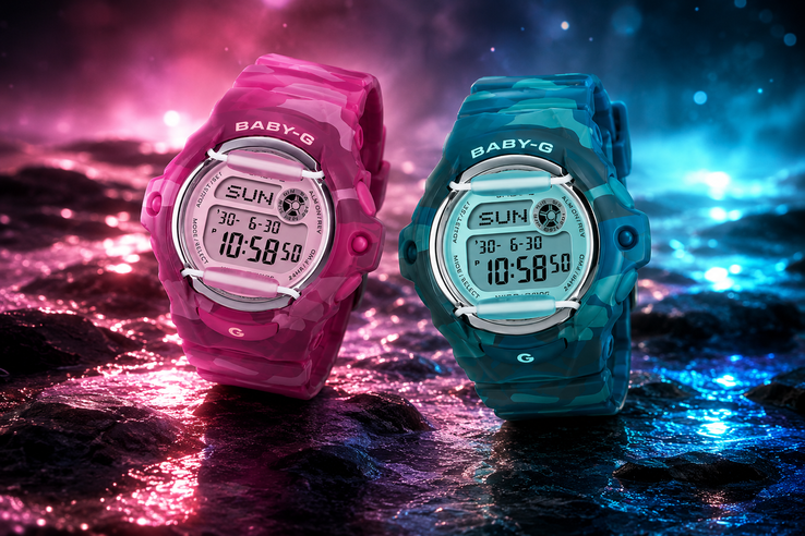 Модели Casio BG-169CM-2 и BG-169CM-4 (слева направо)
