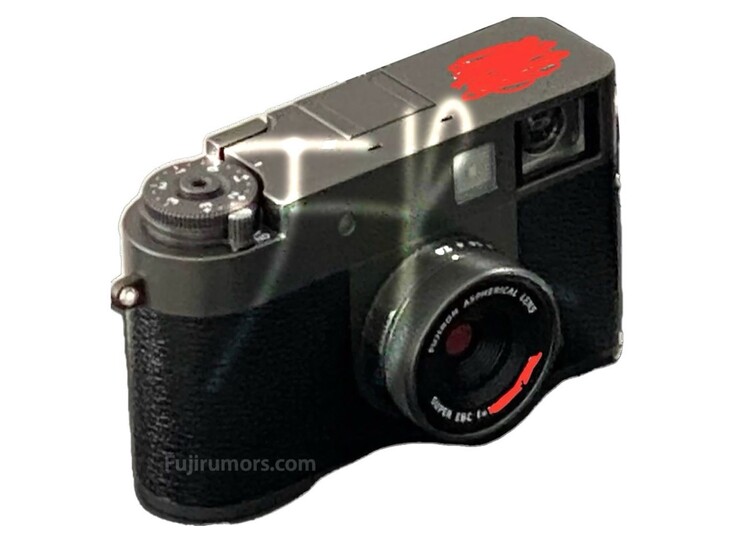 Вот как должна выглядеть новая полукадровая камера Fujifilm (Источник изображения: FujiRumors)