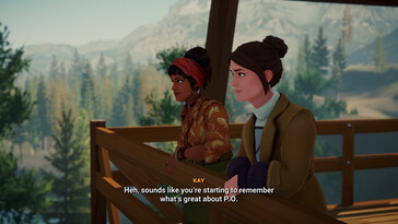 Изображение, показывающее разговор в Lake.