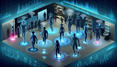 WhoFi может идентифицировать людей в зоне Wi-Fi с точностью до 95,5%. (Источник изображения: DallE3)