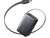 Power bank A1638 оснащен встроенным кабелем и дисплеем (Источник изображения: Anker)