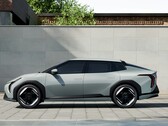 Kia EV4, припаркованный перед зданием (Источник изображения: Hyundai Motor Group via Unsplash)