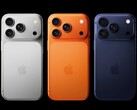 IPhone 17 Pro доступен в трех цветах, включая "Космический оранжевый" и "Глубокий синий" (Источник изображения: Apple)