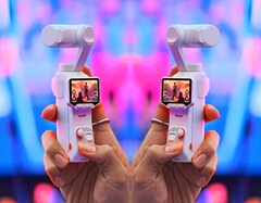 Белый Insta360 Luna Ultra на утечке практических изображений (отредактировано).