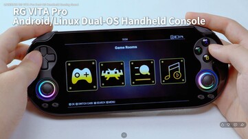 Домашний экран Linux на Anbernic RG Vita Pro.