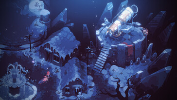 Изображение, показывающее окружение в Eldest Souls.