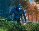 Ключевой рекламный визуал, посвящённый выпуску игры Valheim версии 1.0 от Iron Gate Studio для ПК и игровых консолей.