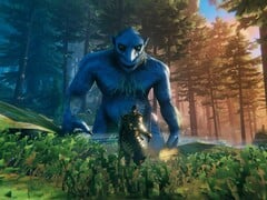 Ключевой рекламный визуал, посвящённый выпуску игры Valheim версии 1.0 от Iron Gate Studio для ПК и игровых консолей.