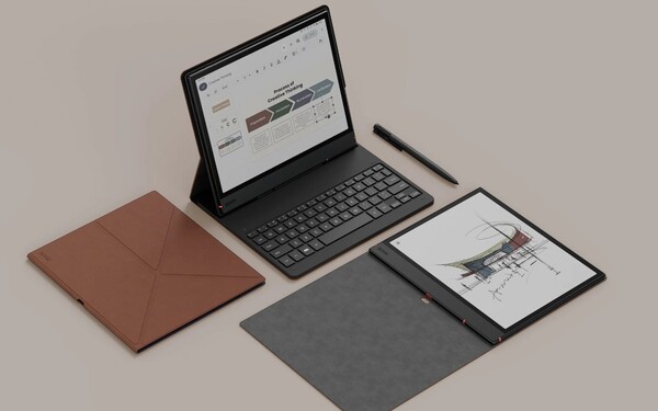 Boox Note Air5 C поставляется с бесплатным чехлом и стилусом, но обложку с клавиатурой придется покупать отдельно или в комплекте. (Источник изобр