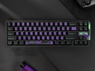 Вид сверху Chilkey Slice68 HE в расцветке Purple 01. (Источник изображения: Chilkey)