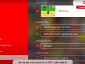Экран консоли Nintendo Switch 2, демонстрирующий ее эксклюзивную способность воссоздавать ЭЛТ-подобный дисплей (источник изображения: Nintendo of America YT)