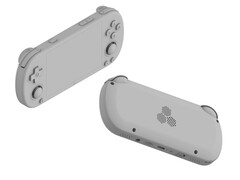 Так называемый TrimUI Smart Pro Mini, похоже, будет конкурировать с Anbernic RG40XX H. (Источник изображения: via Baidu - edited)