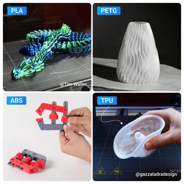 Устройство также может печатать 3D-объекты, используя несколько нитей (Источник изображения: Snapmaker)