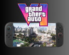 Логотип GTA 6 над Switch 2 (Источник изображения: Rockstar Games, Nintendo of America с правками)
